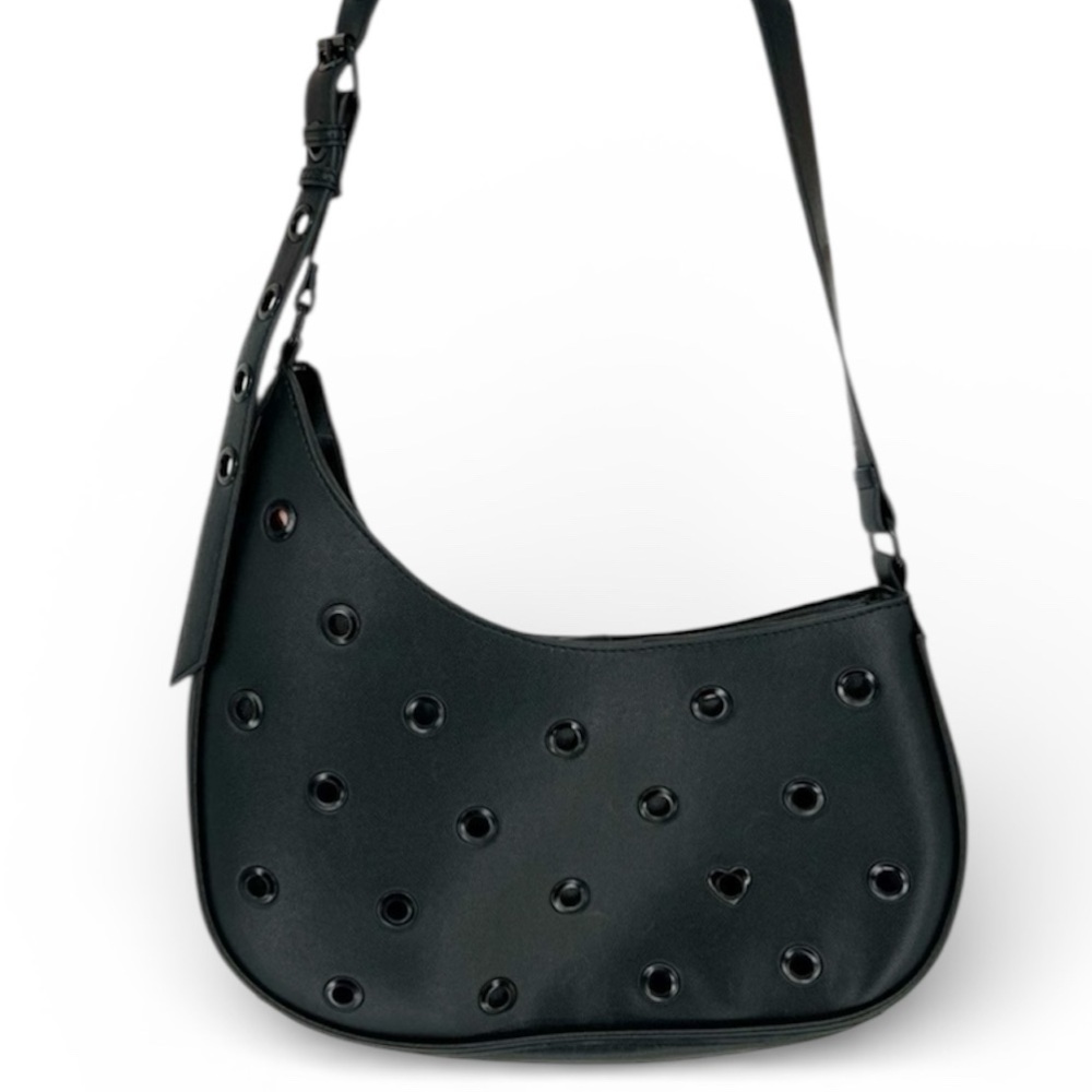 Betsey Johnson‎ Black XORUTHY Shoulder Crossbody Purse Bag Skull